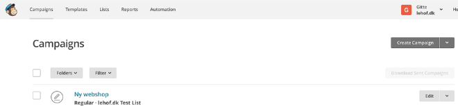 Opret din første kampagne